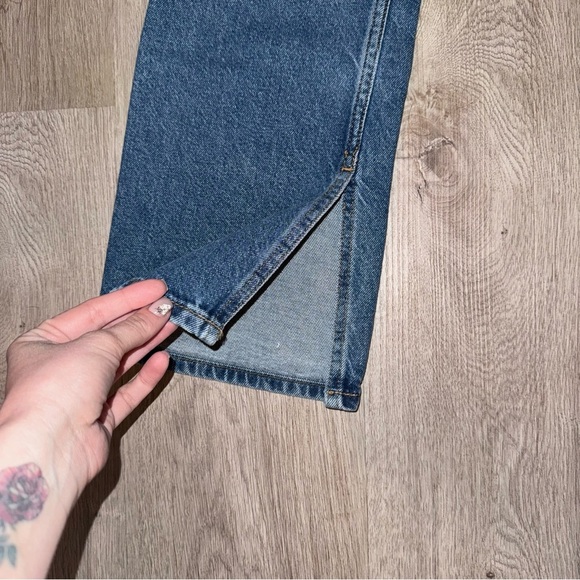 MANGO/MNG Mid-Rise Straight With Slit - Picture 3 of 9